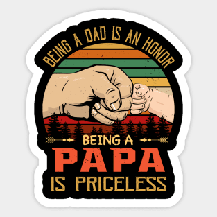 Grandpa Personalized Papa Priceless Sticker